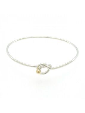 Tiffany & Co Flat Wire Hook Eye Bangle Bracelet